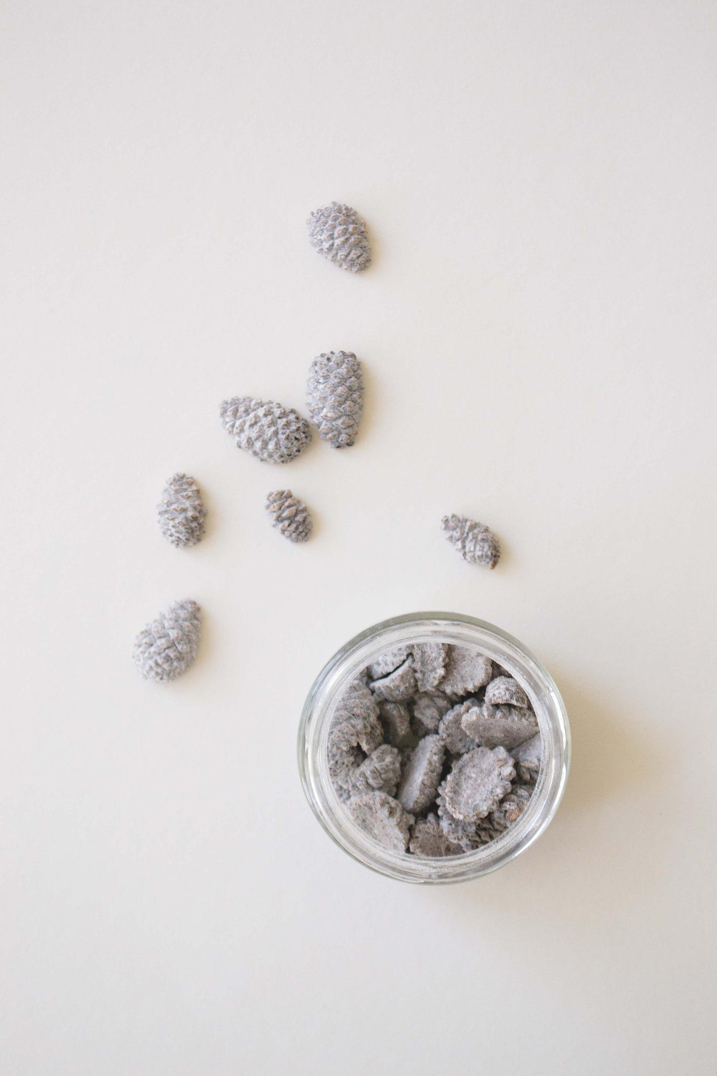 Candied pine cone peel