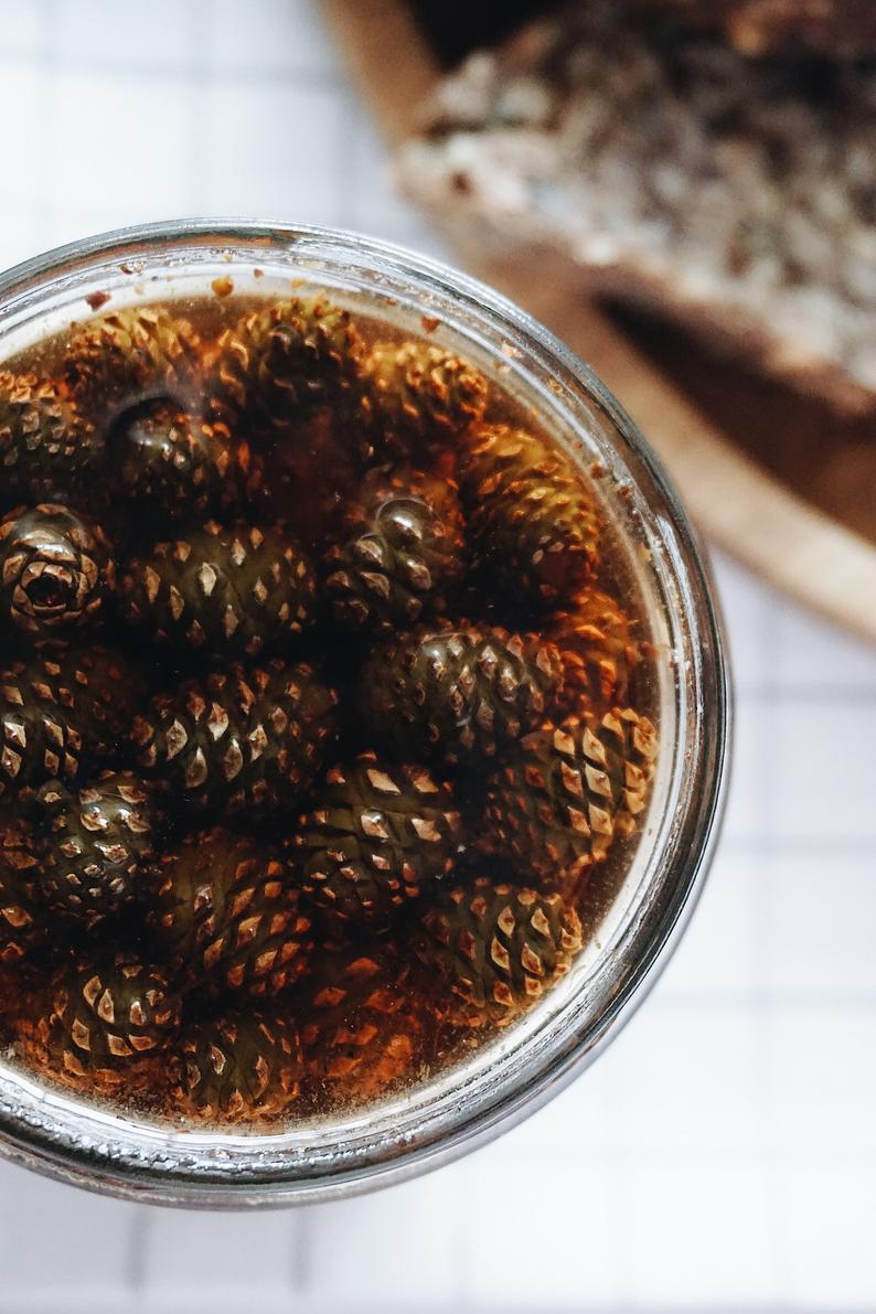 Natural pine cone jam made in Ukraine 400g (14,1 oz.)