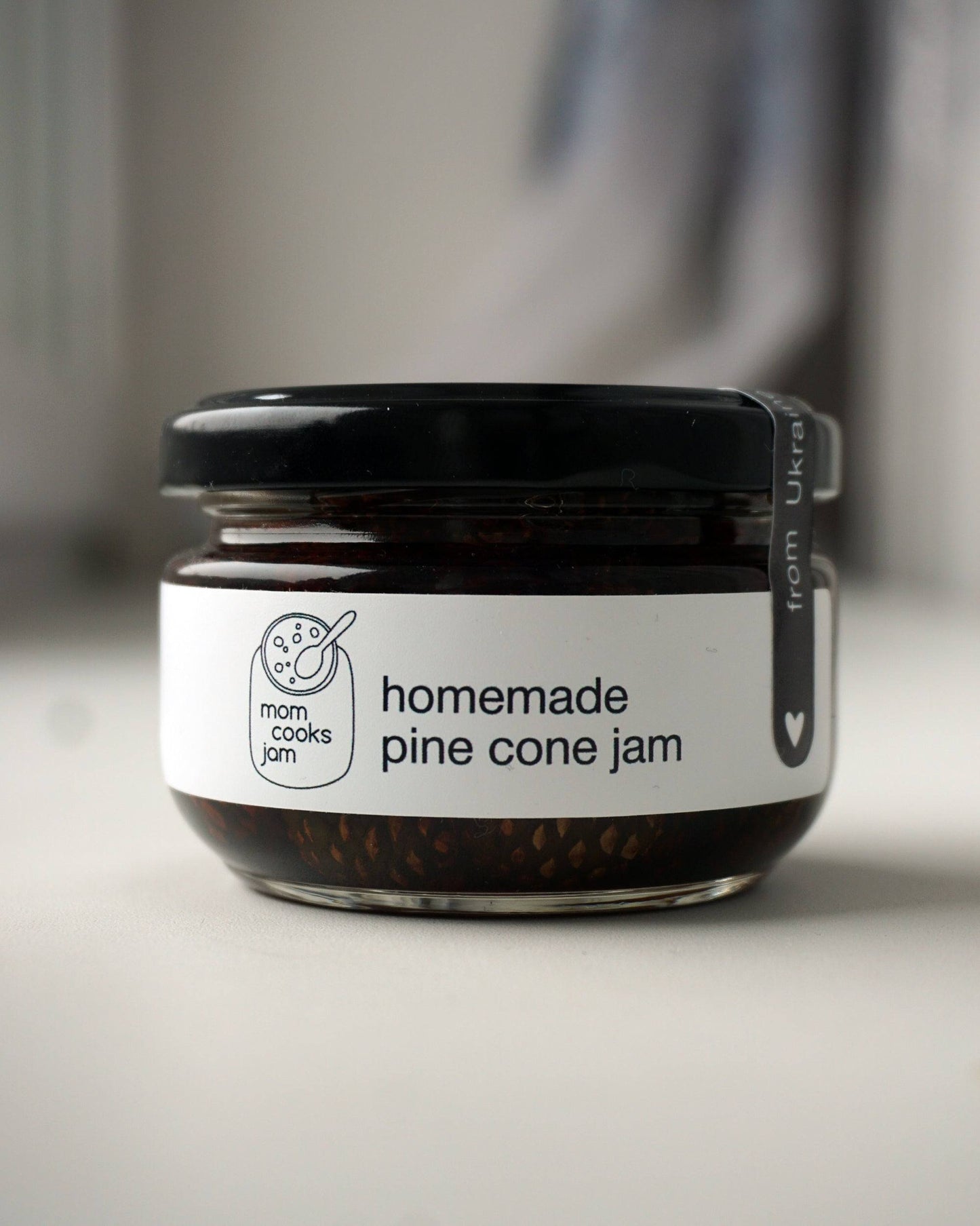 Homemade natural pine cone jam from Ukraine, 100 g